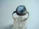 Antiker Art Deco Damen Ring Echt Silber 830 Massiv Mit Aquamarin Imitat Um 1930 Schmuck nach Epochen Bild 3