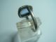 Antiker Art Deco Damen Ring Echt Silber 830 Massiv Mit Aquamarin Imitat Um 1930 Schmuck nach Epochen Bild 5