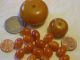 Bernstein Konvolut Butterscotch Vintage Amber Bakelit Beads 45 Gramm Schmuck nach Epochen Bild 5