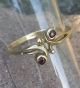 Ring Mit Granat Antik Gold 333 Ringe Bild 5