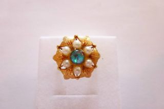 Prachtvoller Sehr Exclusiver Antiker Ring Gold 585 Mit Opal Und Perlen Bild