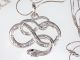 Damen 925 Silber Onyx Schlangen Ring Gr.  56 Und Anhänger Mit 90 Cm Kette Collier Schmuck & Accessoires Bild 1