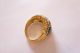 Exclusiver Dekorativer Alter Ring Gold 585 Mit Smaragde Und Brillanten 0,  65 Ringe Bild 2