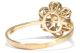 Eine Blüte Aus Saphiren Gold Ring Mit Feinem Saphir Besatz,  585 Gold Um 1960 Ringe Bild 4