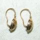Ein Paar Ohrringe Biedermeier 19.  Jh.  In Gold 585 Schmuck nach Epochen Bild 4