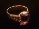 1 Tag Antiker Historismus Ring Mit Amethyst,  585er - Rotgold,  5 Gramm,  Größe 21 Ringe Bild 3