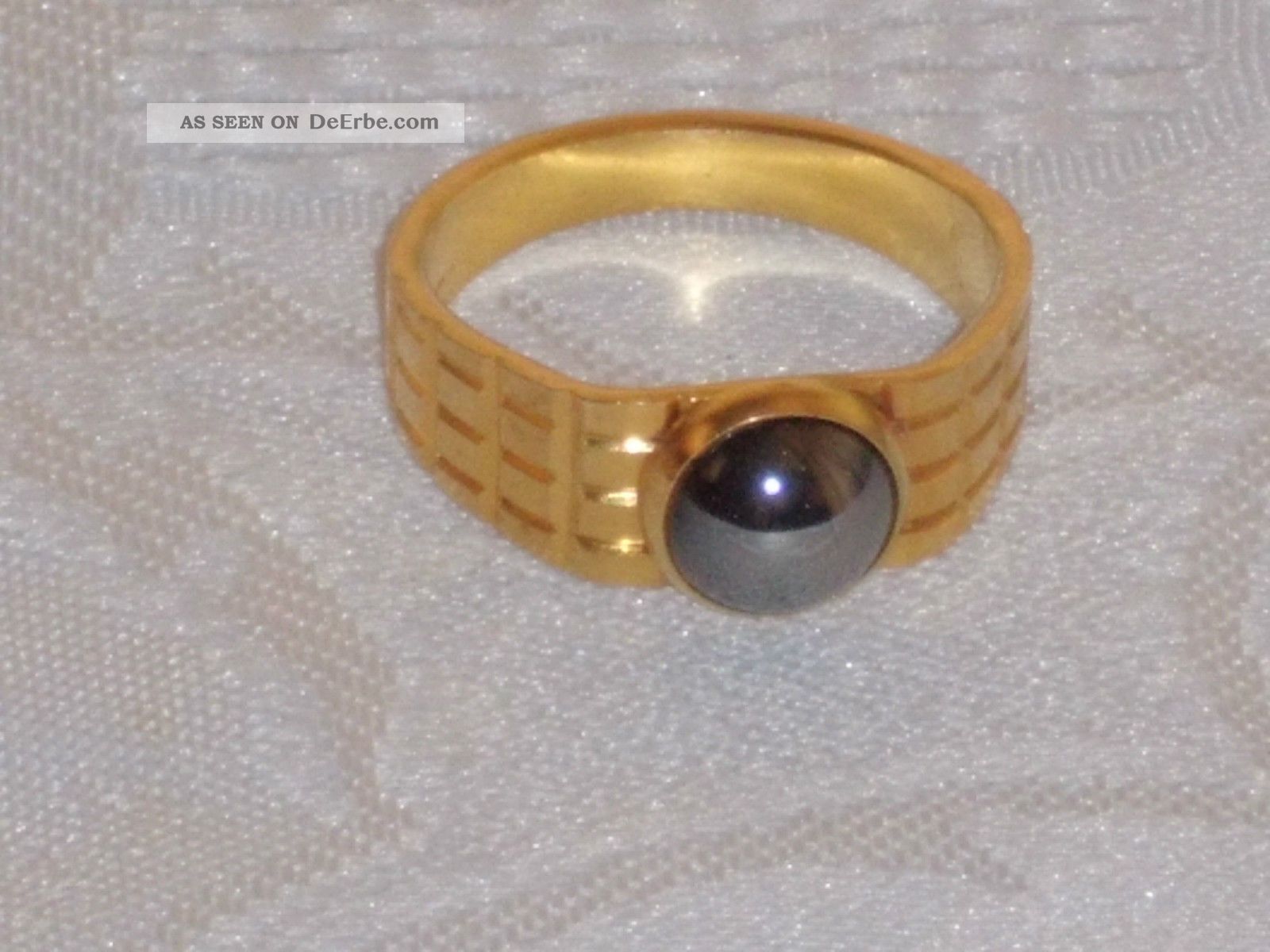 Goldener Ring Mit Perle Ringe Bild