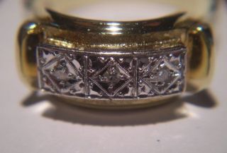 Brillant Ring / Besatz: Brillanten / 585er Gold / Jugendstil Ring / Neuw. Bild