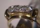Brillant Ring / Besatz: Brillanten / 585er Gold / Jugendstil Ring / Neuw. Ringe Bild 4
