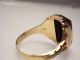 Art Deco 10k 416 Gold Ring Herrenring Mit Onyx Von Lgb 20,  5 Mm Ringe Bild 4