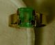 Schöner Ring Mit Echtem Kolumbischen Smaragd (emerald) 1,  85 Ct.  In 585 Gelbgold Ringe Bild 3