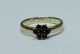 Granat Rot Gelbgold Gold Ring 585 Er Gr 56 17,  8 Mm Historisch Gravur 1905 Ringe Bild 1