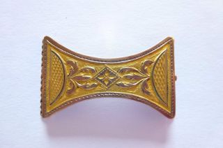 Toll Verzierte Antike Kropfkettenschließe/perlenkettenschließe Gold 585 Altgold2 Bild