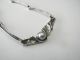 Traumhaftes Collier Silber 835 Mit Echter Perle Sign.  Oly Ketten Bild 3