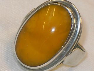 Bernstein Ring Butterscotch Silber Fischland Fisch Gold Honig Farben Amber Rarit Bild