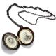 Kunsthandwerk Viktorianischer Medaillon Anhänger Aus Horn Piqué,  Locket Pendant Schmuck & Accessoires Bild 1