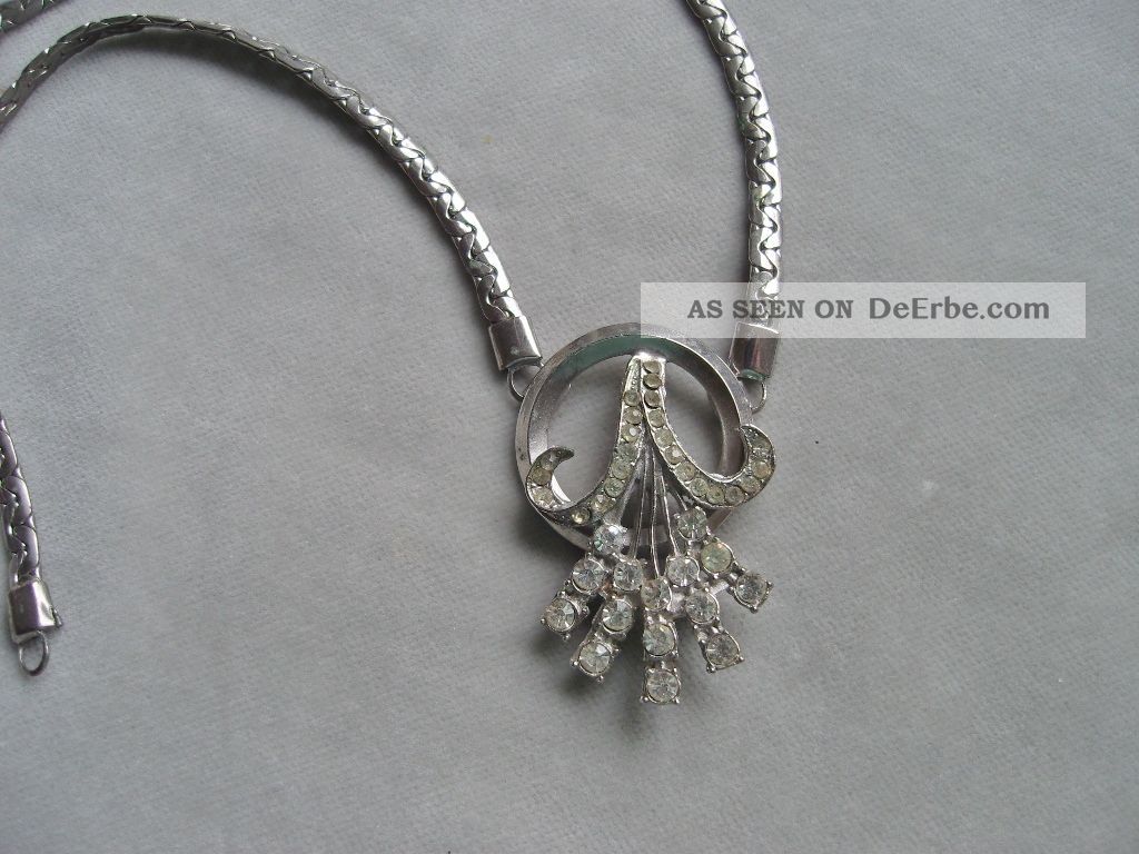 Usa Art Deco? Schlangenkette/anhänger Strass Ketten Bild