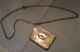 Kette 40 Cm Mit Amulett 4 Cm X 2,  8 Cm In Buchform Zum Aufklappen,  ??goldfarben?? Ketten Bild 2