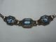 Jugendstil Silber Armband 3 X Echte Aquamarine Design Schmuck nach Epochen Bild 3