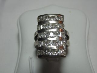 Art_deco 925er Silber Ring 25xbergkristalle Design Bild