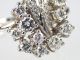 Art Deco Damen 585 14k Weißgold 1,  4 Ct Tw - If Diamant Brillant Ring,  Größe 56 Ringe Bild 2