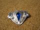 Alte Schöne Brosche Mit Stein/800er Silber Um 1900 - Jugendstil Broschen Bild 1