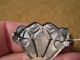 Alte Schöne Brosche Mit Stein/800er Silber Um 1900 - Jugendstil Broschen Bild 4
