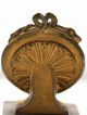 Jugendstil Taschenuhrenständer Bronze Vergoldet Mit Marmorsockel Um 1910 Bronze Bild 5