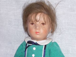 Ältere Käthe Kruse Puppe,  Stoffpuppe 1990 Bild