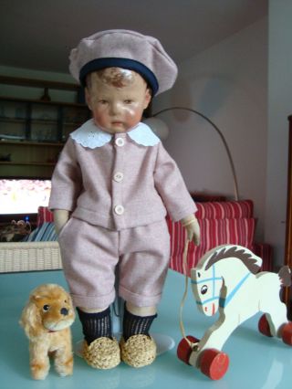 Puppenkleidung,  Basko,  Jacke,  Hose,  F.  Käthe Kruse Puppe 1,  Breite Huefte Bild