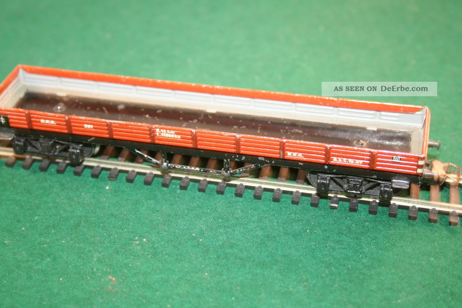 Ho - MÄrklin - Blech - Alter Niederbordwagen - 4 - Achsig - 391?? - Waggons Bild