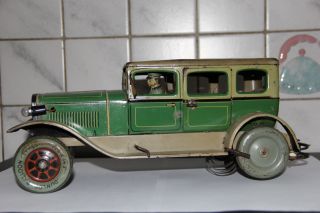 Bub Fahrzeuge - Oldtimer Limousine Mit Uhrwerkantrieb Blechspielzeug Bild