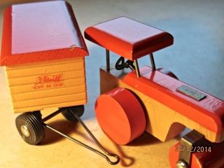 Steiff Holzspielzeug,  Baufahrzeug - Gespann,  89er Serie,  Unbespielt. Bild