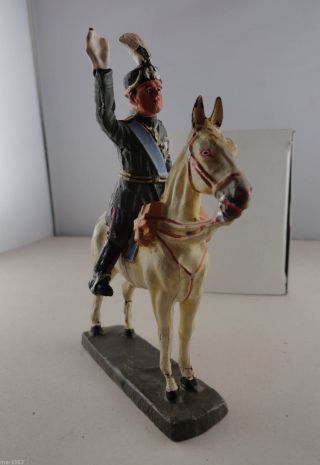 Elastolin Figur Mussolini Zu Pferde Bild