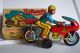 Motorrad Motorradfahrer Aus Blech Tin Toys Gefertigt nach 1970 Bild 1