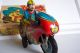 Motorrad Motorradfahrer Aus Blech Tin Toys Gefertigt nach 1970 Bild 2