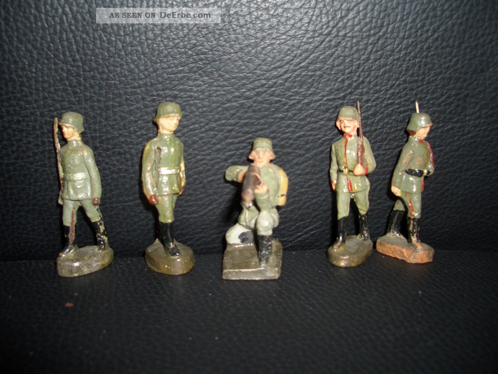 LOT 6 SOLDATS figurines composition massesoldaten LEYLA no
