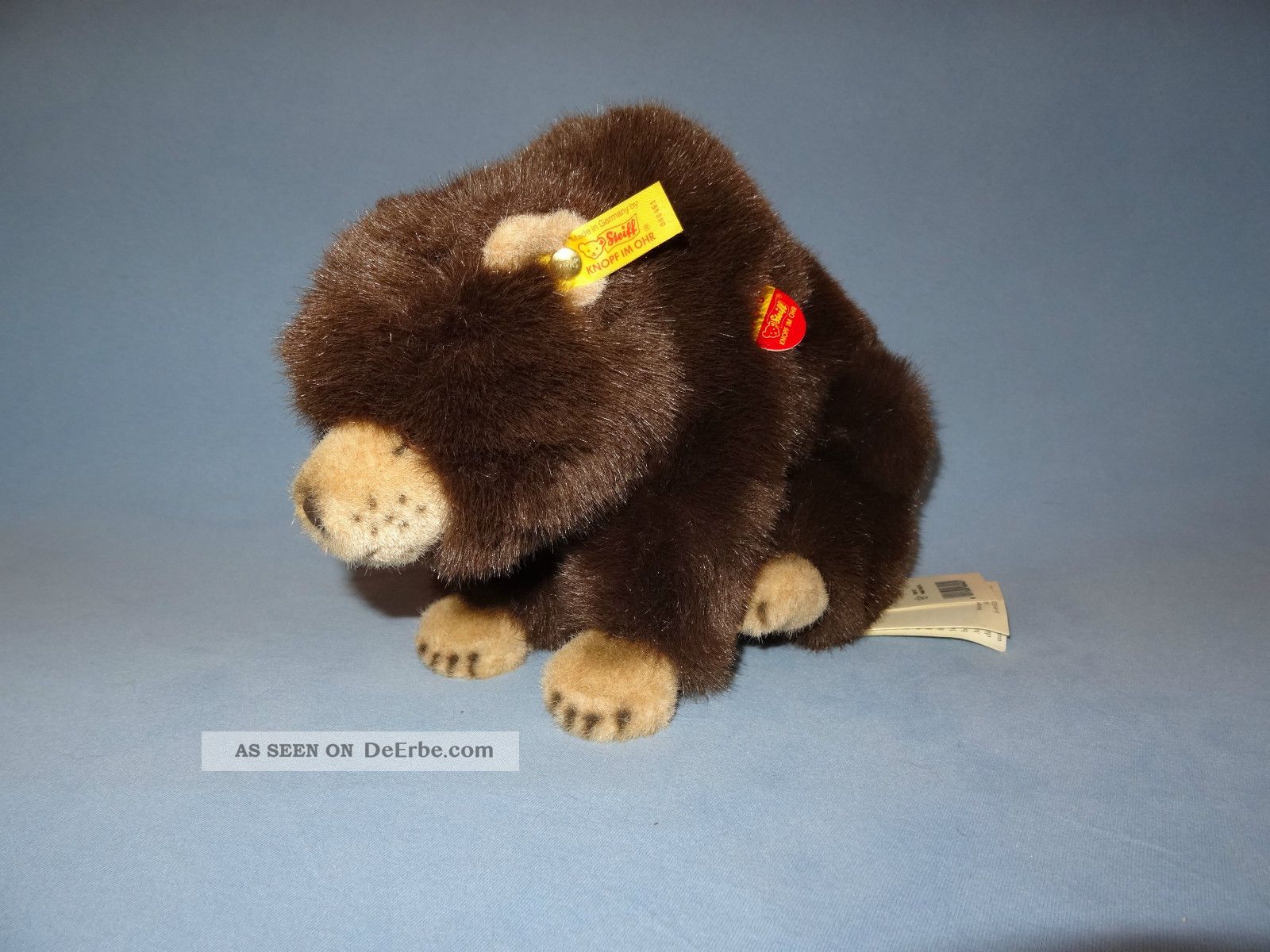 Steiff Braunbär Karro - 069451 - Neuwertig - Alle Ids - Viele Steiff - Auktionen - Sammlung Tiere Bild