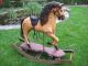 Seltenes Nostalgisches Schaukelpferd Karusellpferd Holzpferd Holzspielzeug Bild 10