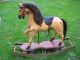 Seltenes Nostalgisches Schaukelpferd Karusellpferd Holzpferd Holzspielzeug Bild 4