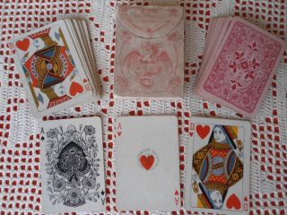 Rarität - Uraltes Dondorf Poker Kartenspiel Nr.  191 Um 1900 Mit Steuerstempel Bild