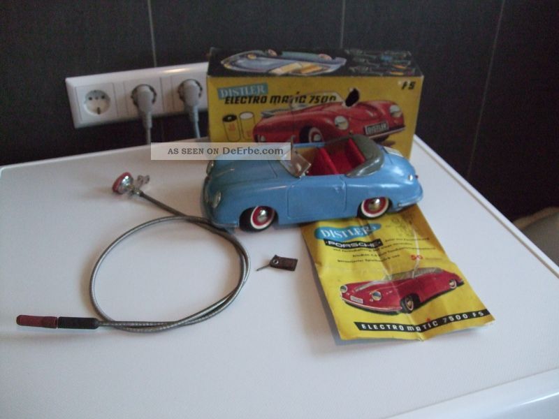 Distler Porsche Elektro Matic 7500 In Blau,  Komplett Mit Allem Zubehör Original, gefertigt 1945-1970 Bild