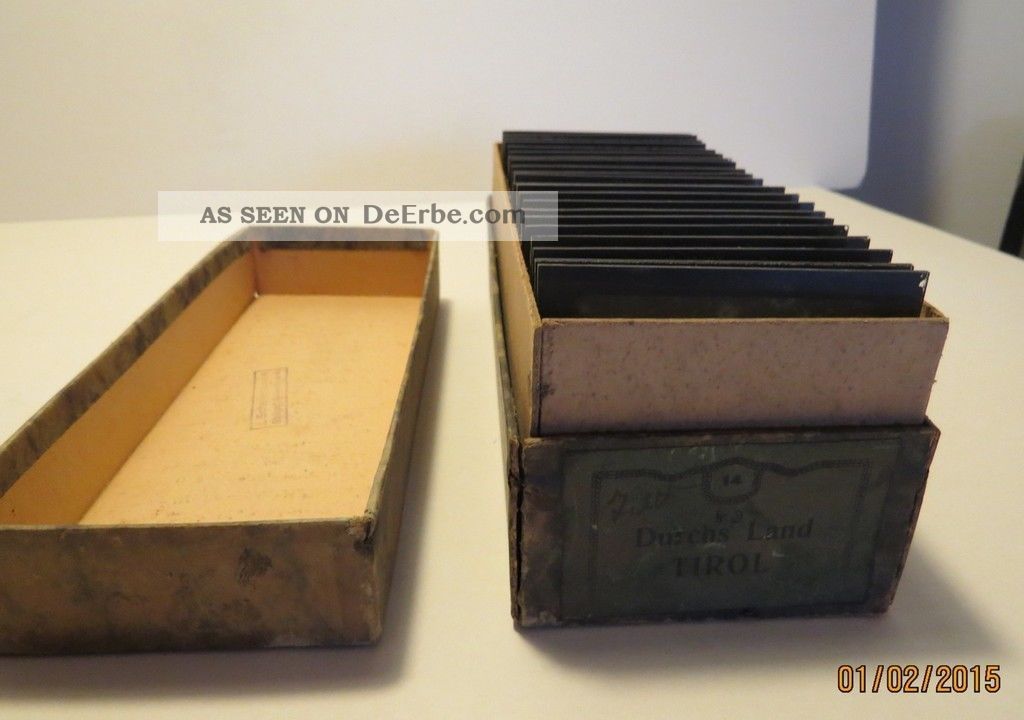 Laterna Magica,  22 Dias,  Serie,  Tirol,  Antik In - Karton; Vor 1919 Antikspielzeug Bild