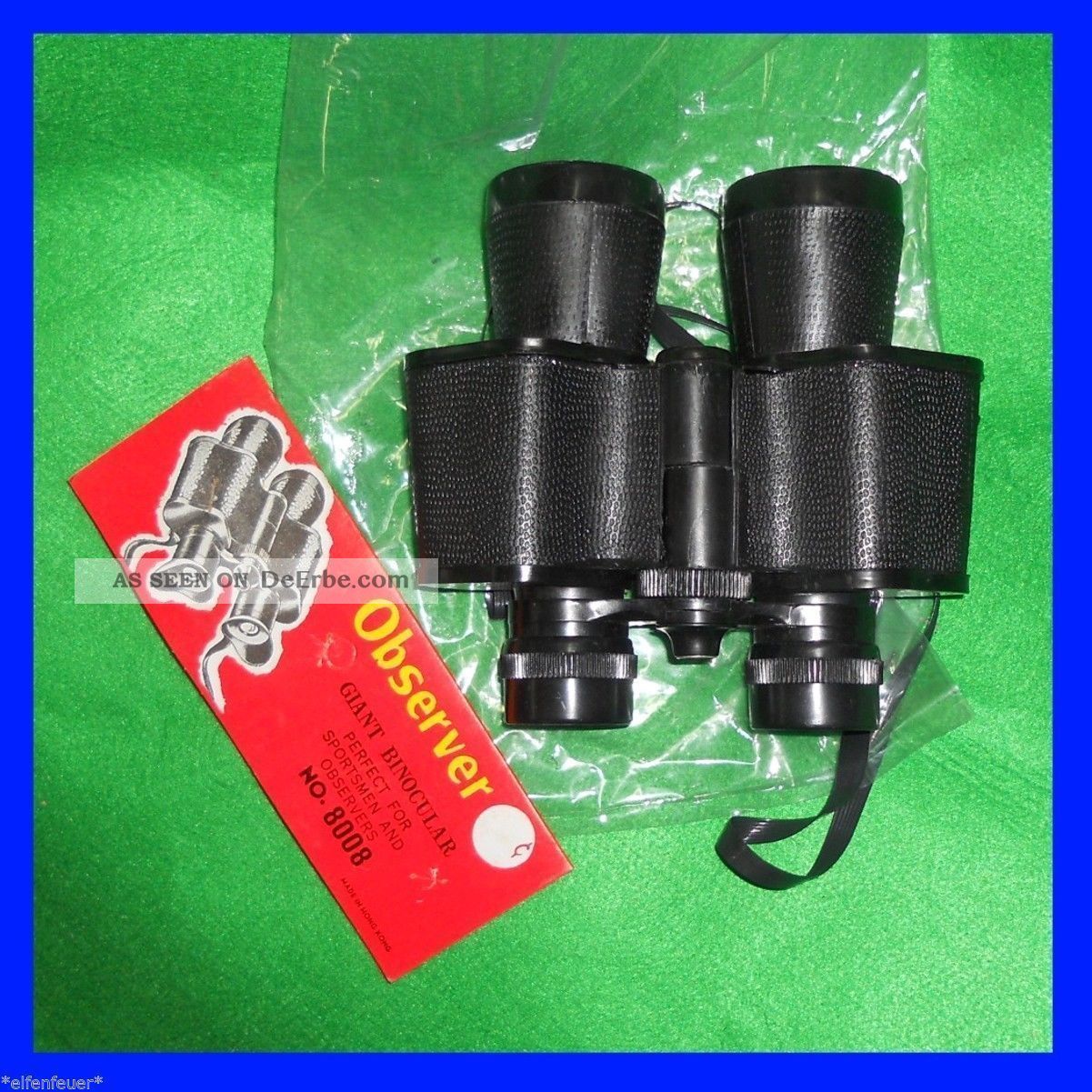 60er 70er Observer Fernglas Kompass Toy Spielzeug Ovp Giant Binocular Fasching Original, gefertigt 1945-1970 Bild
