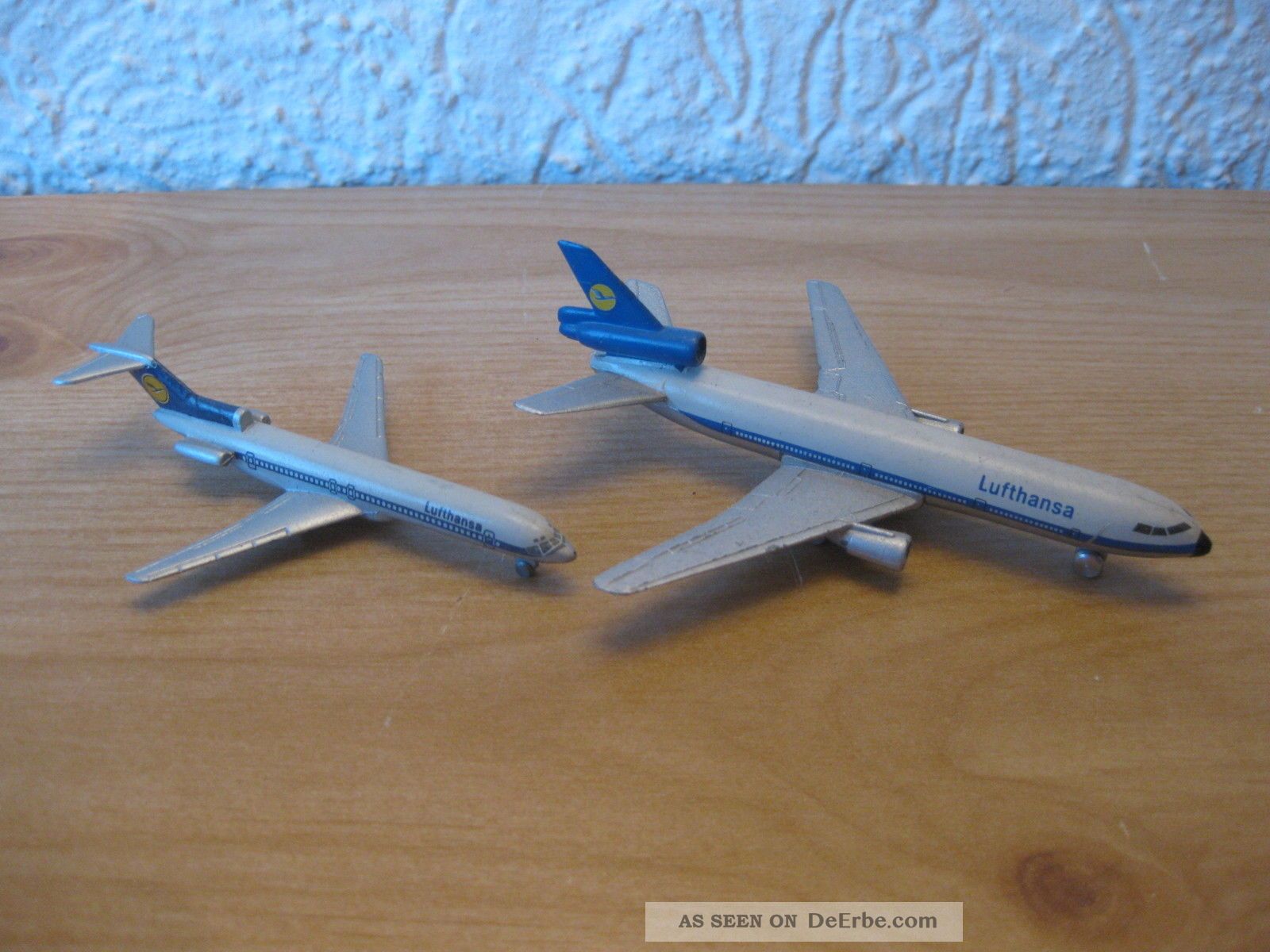 Schuco Dc 10,  335792 ? Und Schabak,  906 Boing 707 ? Metall Ca.  10cm Lufthansa Modellbau Bild
