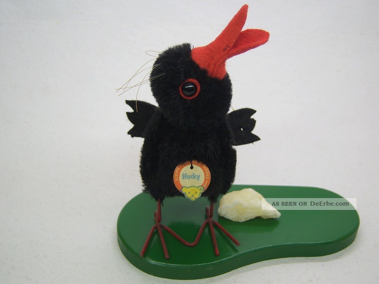 OISEAU EN PELUCHE DE LA MARQUE STEIFF - HUCKY RABE6 HUCKY LE