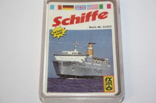Quartett,  Komplett,  1970,  Schiffe,  Fx Schmid,  Nr.  52322 Bild