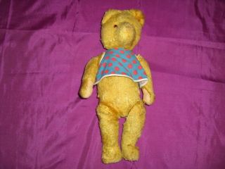 Sehr Alter Teddybär,  Kopf/gliedmaßen Beweglich,  Handaufzug Spieluhr Bild