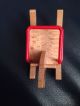 Holzschaukelpferd Für Die Puppenstube Aus Den 70ern Naturholz Lackiert Nostalgieware, nach 1970 Bild 1