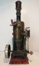 Uralte Dampfmaschine Märklin Mit Stehendem Kessel Gefertigt vor 1945 Bild 3